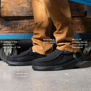 wendy work comp toe black/black