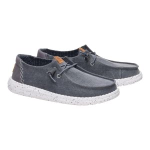 wendy chambray grid charcoal